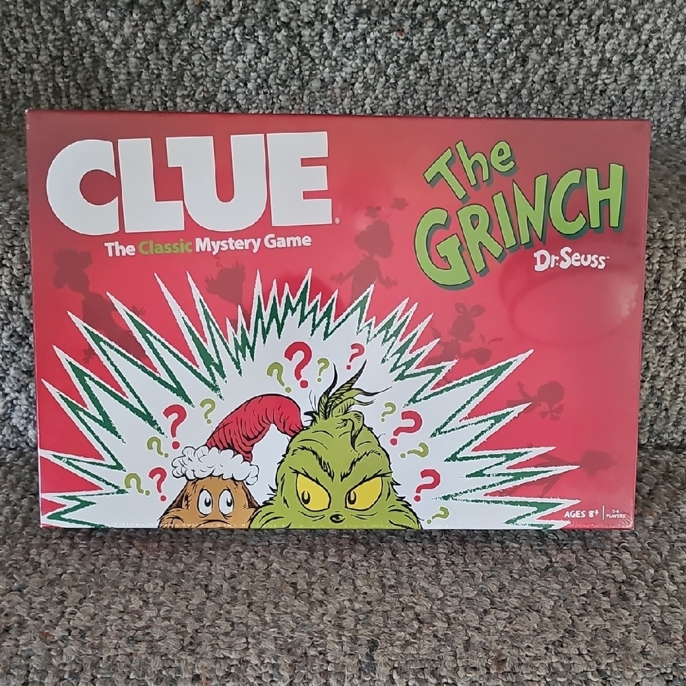 Dr. Seuss The Grinch Clue Board Game